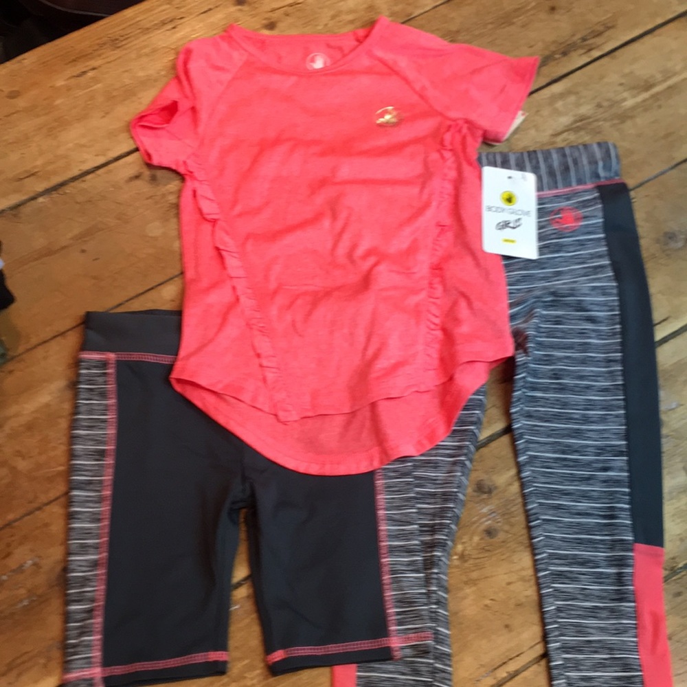 3 piece girls active set